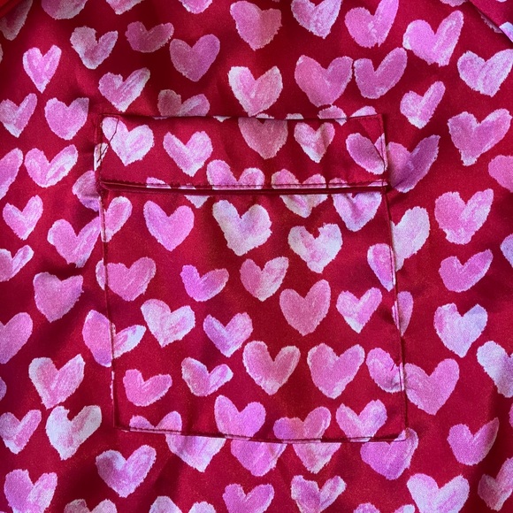 Adorable pink hearts PJ set 1X by In Bloom - Picture 4 of 8